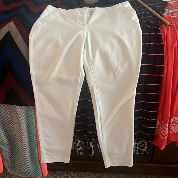 Zara white ankle pants - Picture 4 of 7